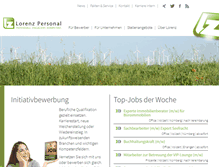 Tablet Screenshot of lorenz-personal.de
